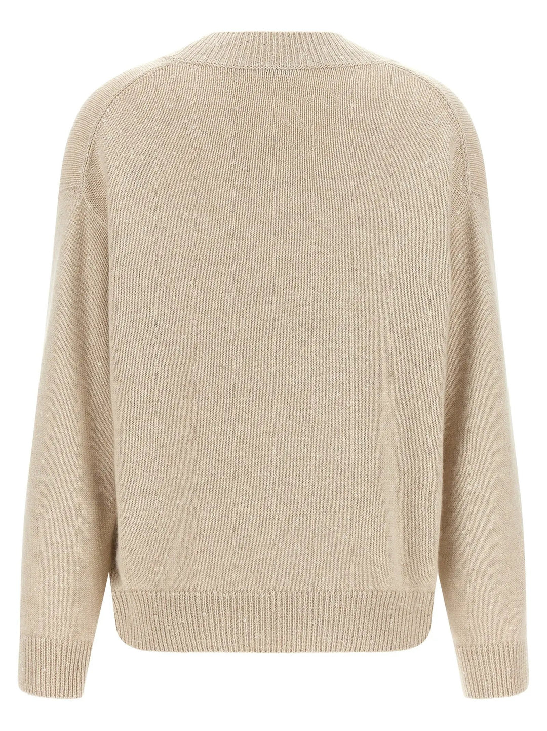Brunello Cucinelli Beige Cashmere Cardigan