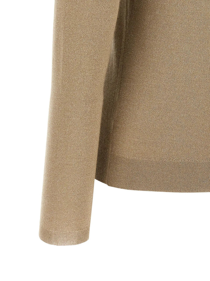 Brunello Cucinelli Beige Cashmere Cardigan