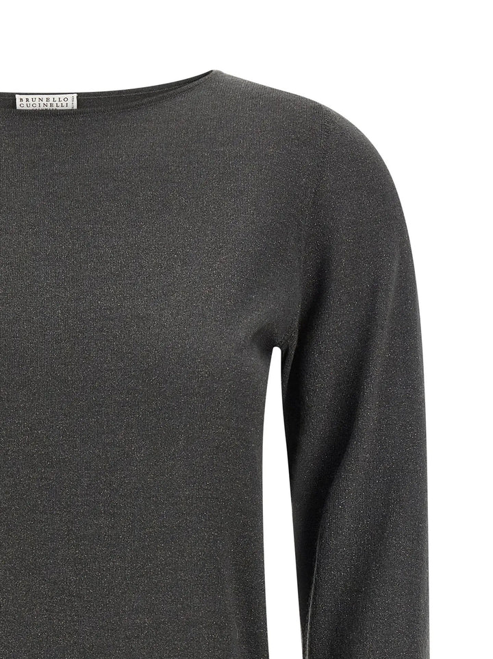 Brunello Cucinelli Gray Cashmere Cardigan