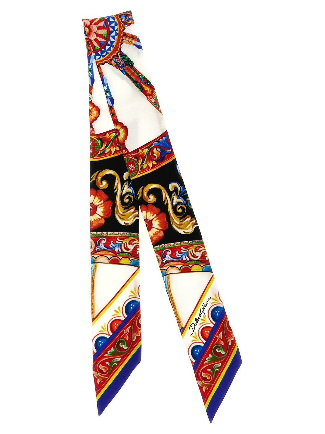 Dolce & Gabbana Sample Sale | Dolce & Gabbana Multicolor Silk Foulard - | Designer outlet