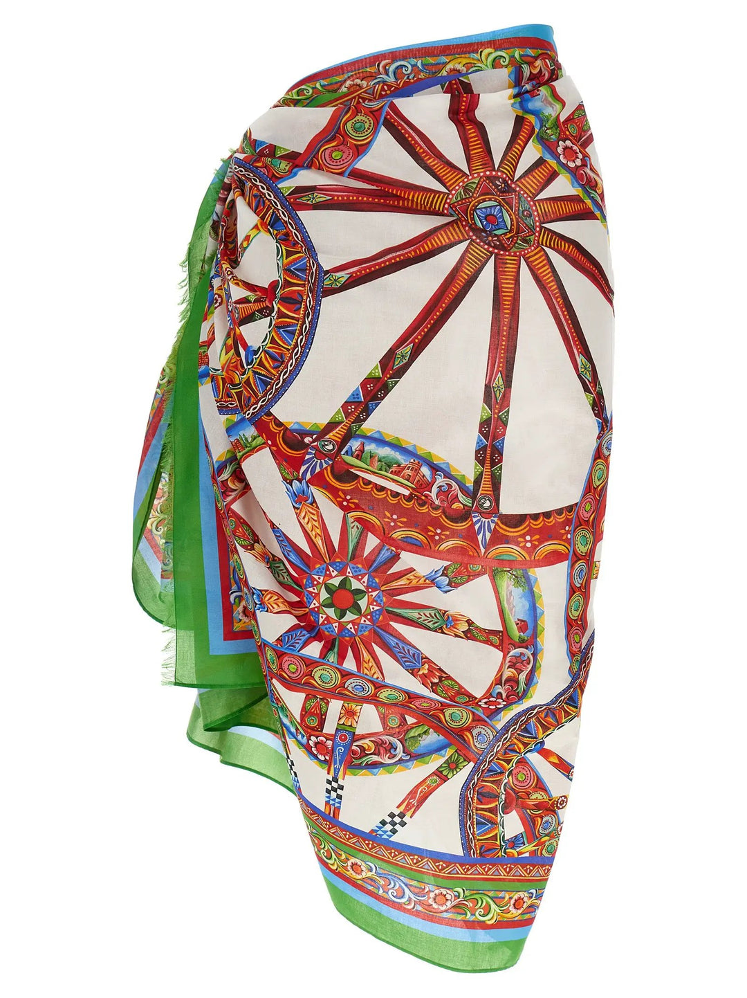 Dolce &amp; Gabbana Multicolor Cotton Long Skirt