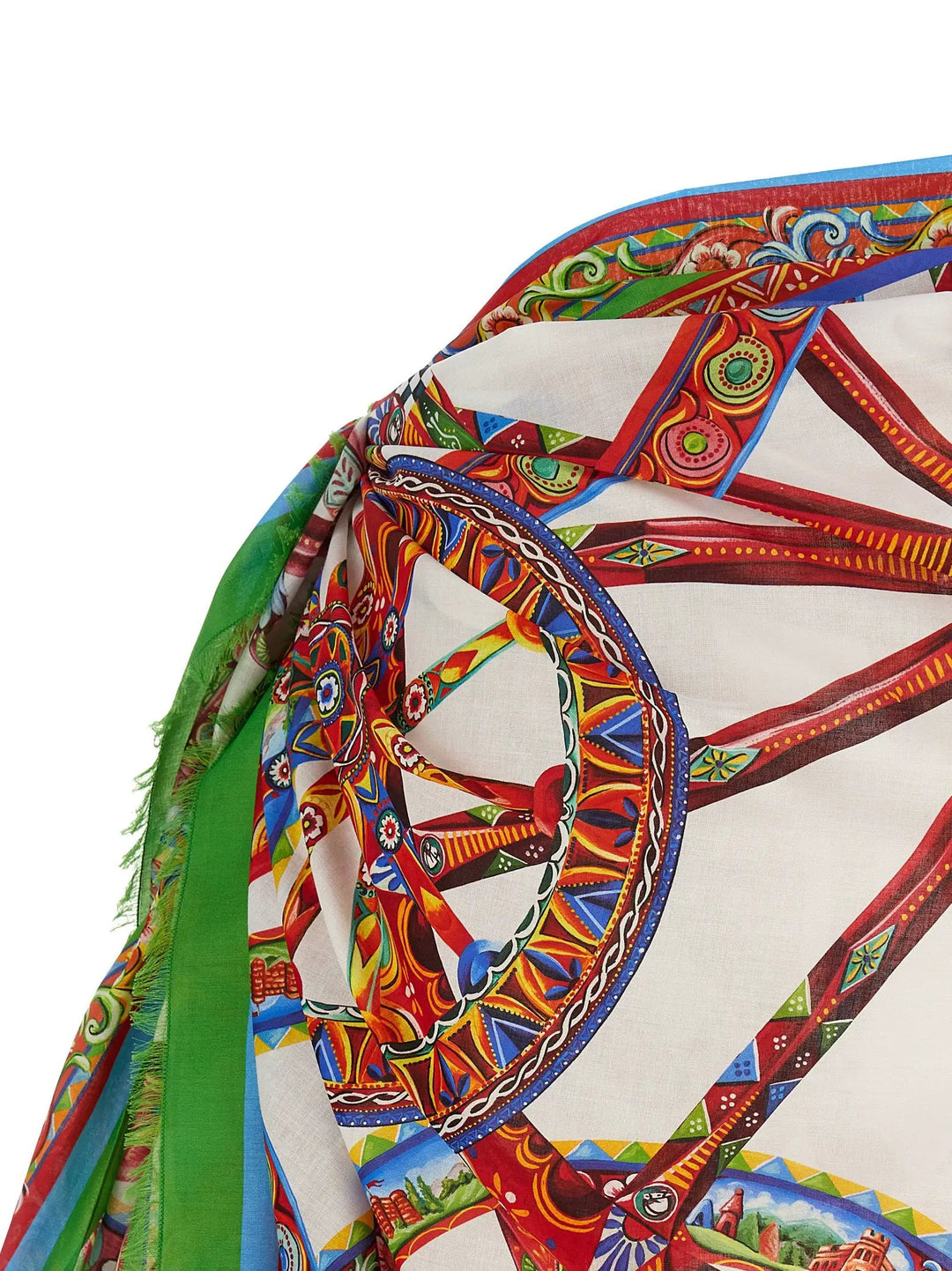 Dolce &amp; Gabbana Multicolor Cotton Long Skirt