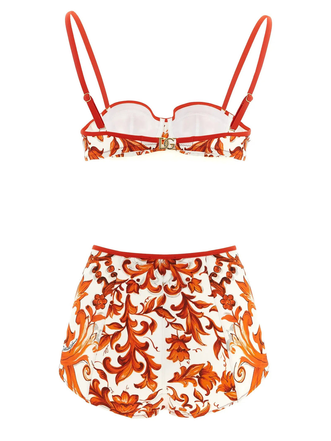 Dolce &amp; Gabbana Orange Polyamide Bikini