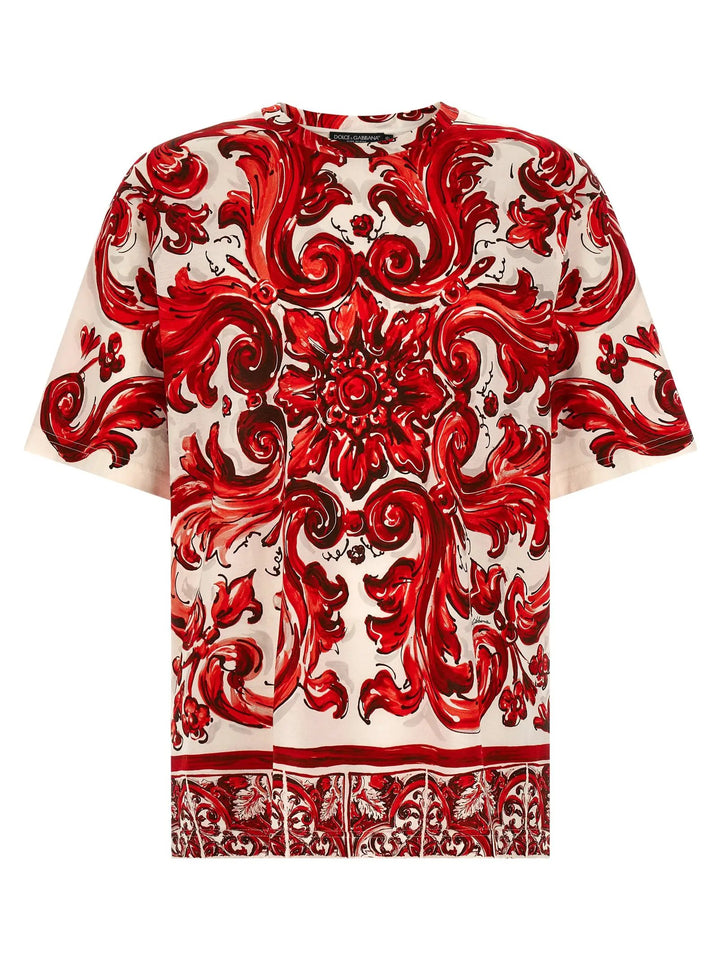 Dolce &amp; Gabbana Sample Sale | Dolce &amp; Gabbana Multicolor Cotton T-Shirt - | Designer outlet