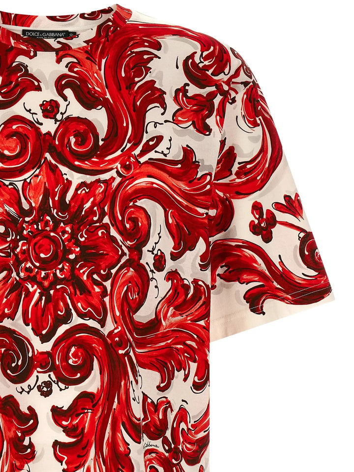 Dolce &amp; Gabbana Sample Sale | Dolce &amp; Gabbana Multicolor Cotton T-Shirt - | Designer outlet