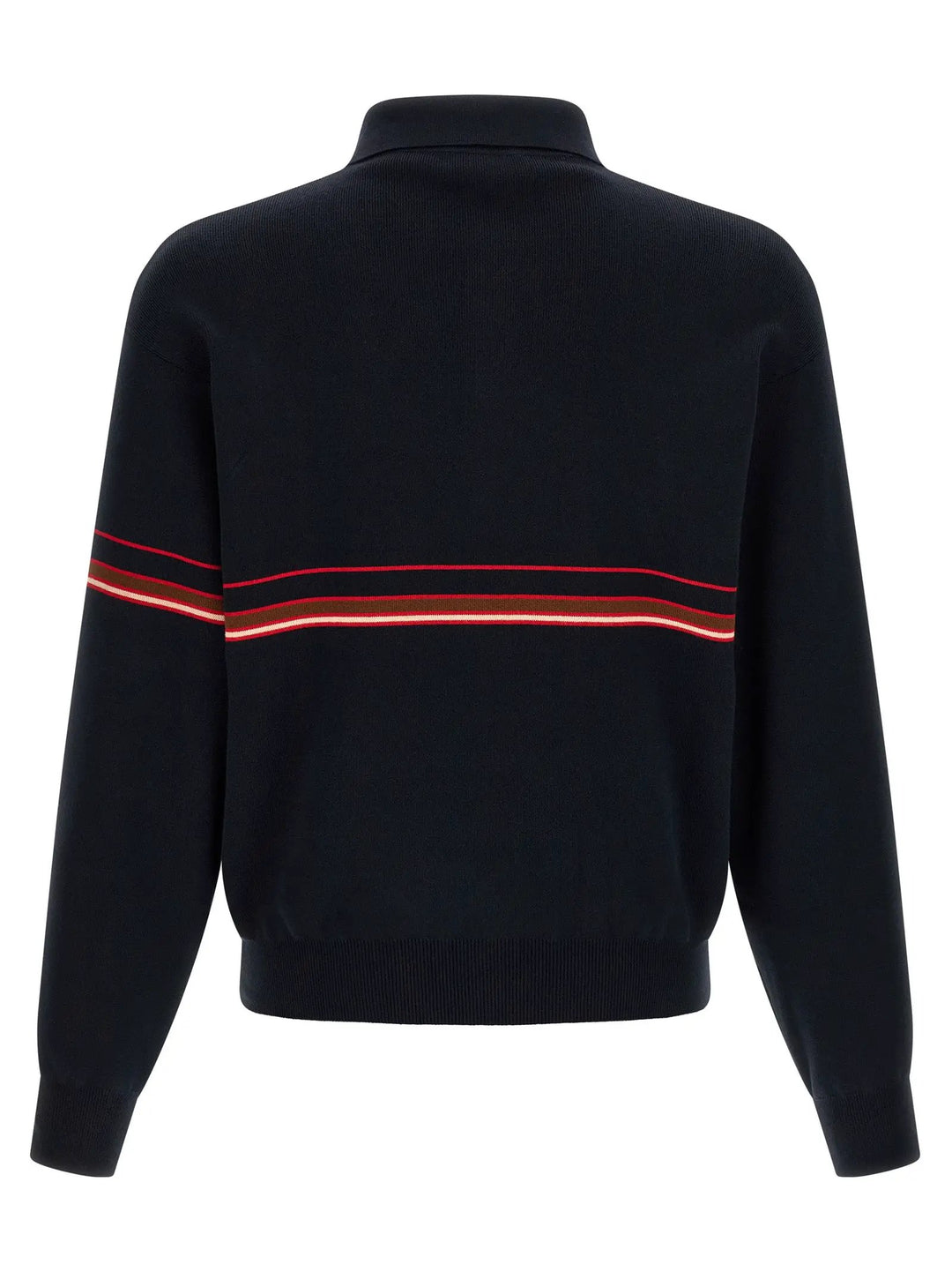 Versace Blue Cotton Polo Shirt