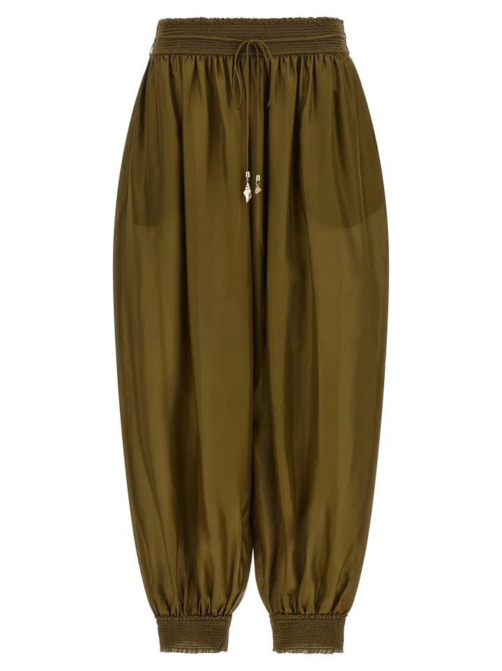 Zimmermann Sample Sale | Zimmermann Bicolor Silk Casual Pants - | Designer outlet