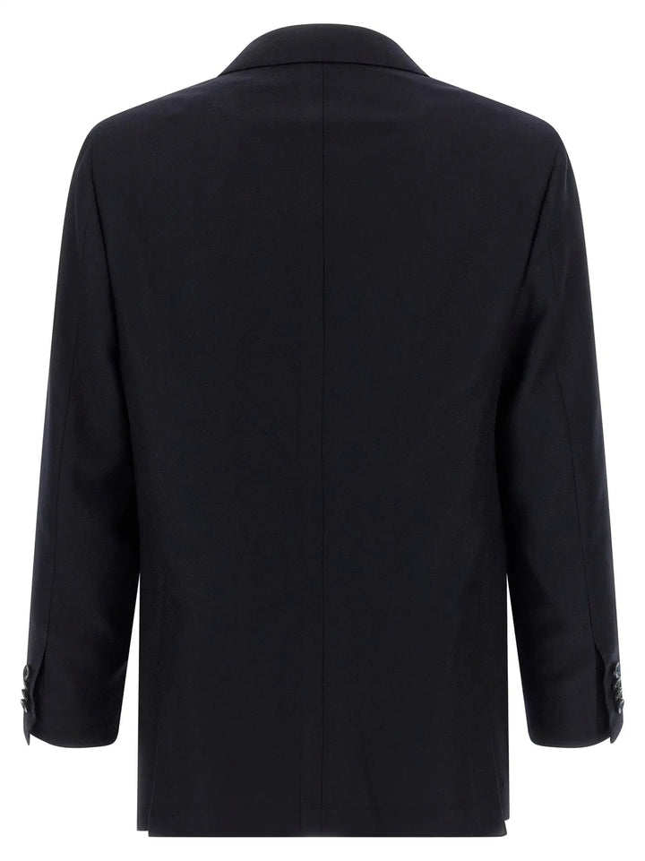 Kiton Blue Virgin Wool Two-Piece Suit