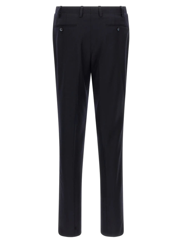 Kiton Blue Virgin Wool Two-Piece Suit