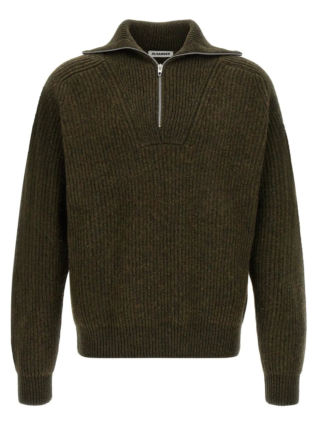 Jil Sander Bicolor Wool Cardigan