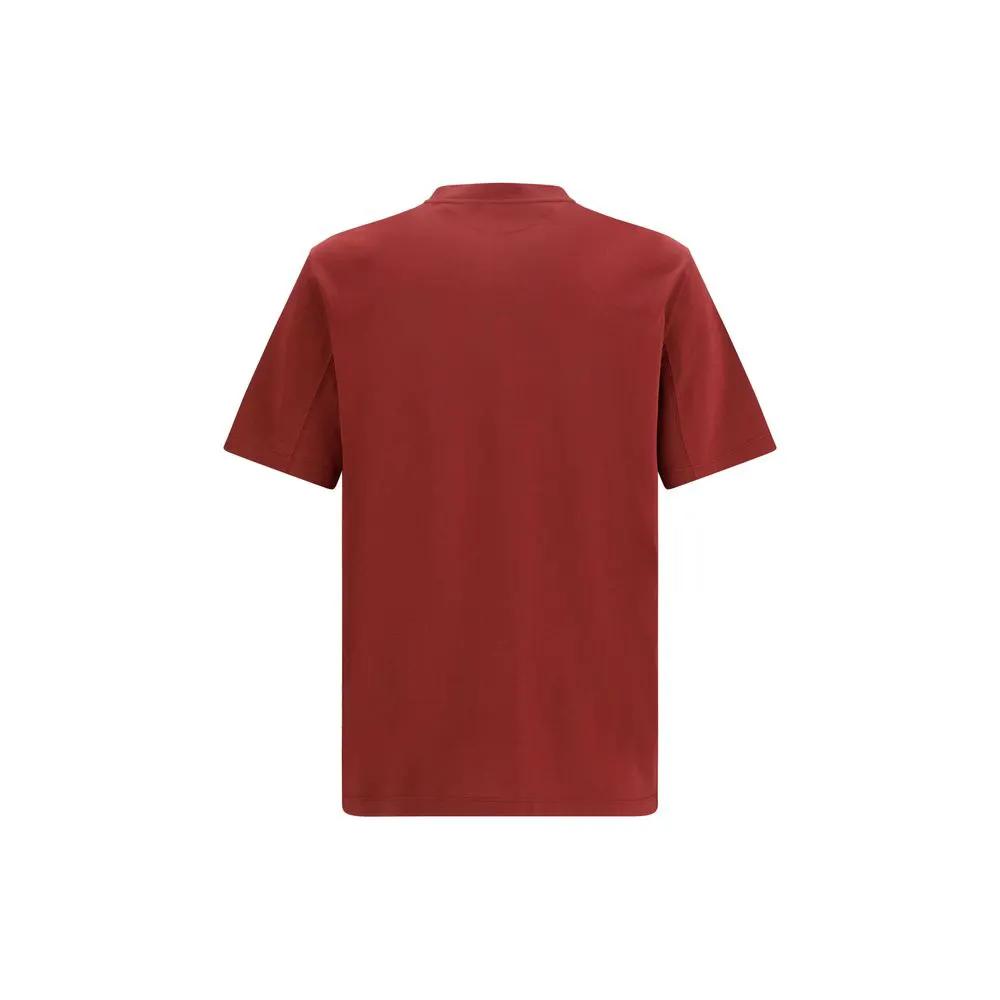 Brunello Cucinelli Sample Sale | Brunello Cucinelli Bordeaux Cotton T-Shirt - | Designer outlet