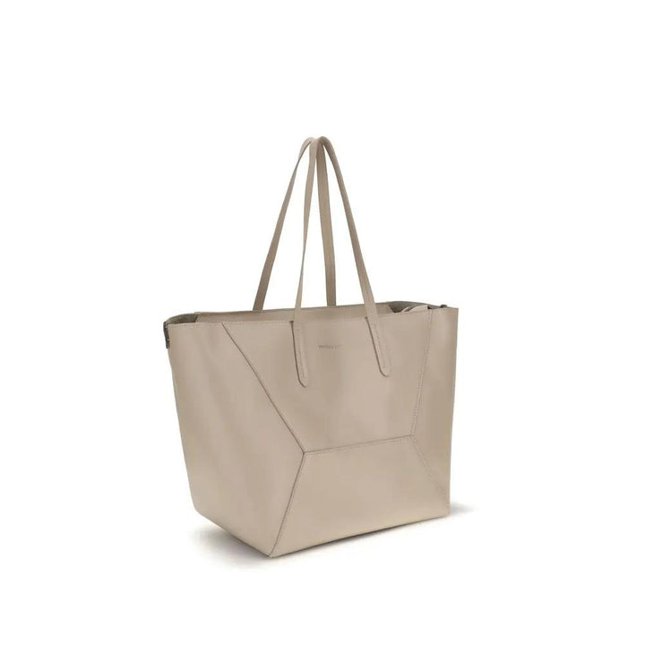 Brunello Cucinelli Beige Calf Leather Bos Taurus Shoulder Bag