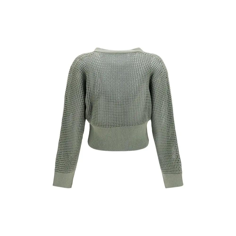 Brunello Cucinelli Sample Sale | Brunello Cucinelli Bicolor Cotton Cardigan - | Designer outlet