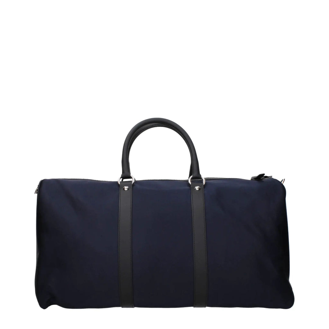 Kiton Blue Nylon Luggage And Travel