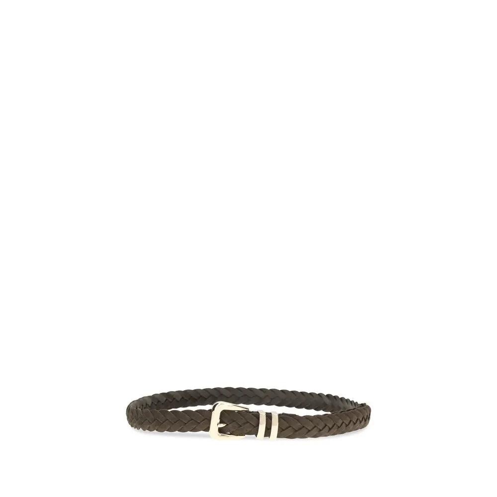 Brunello Cucinelli Sample Sale | Brunello Cucinelli Brown Calf Leather Bos Taurus Regular Belt - | Designer outlet