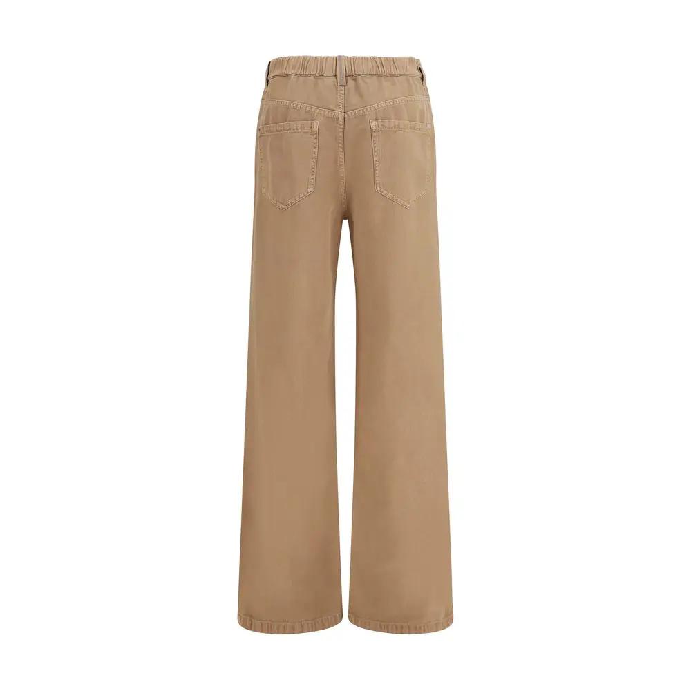 Brunello Cucinelli Beige Cotton Jeans Denim