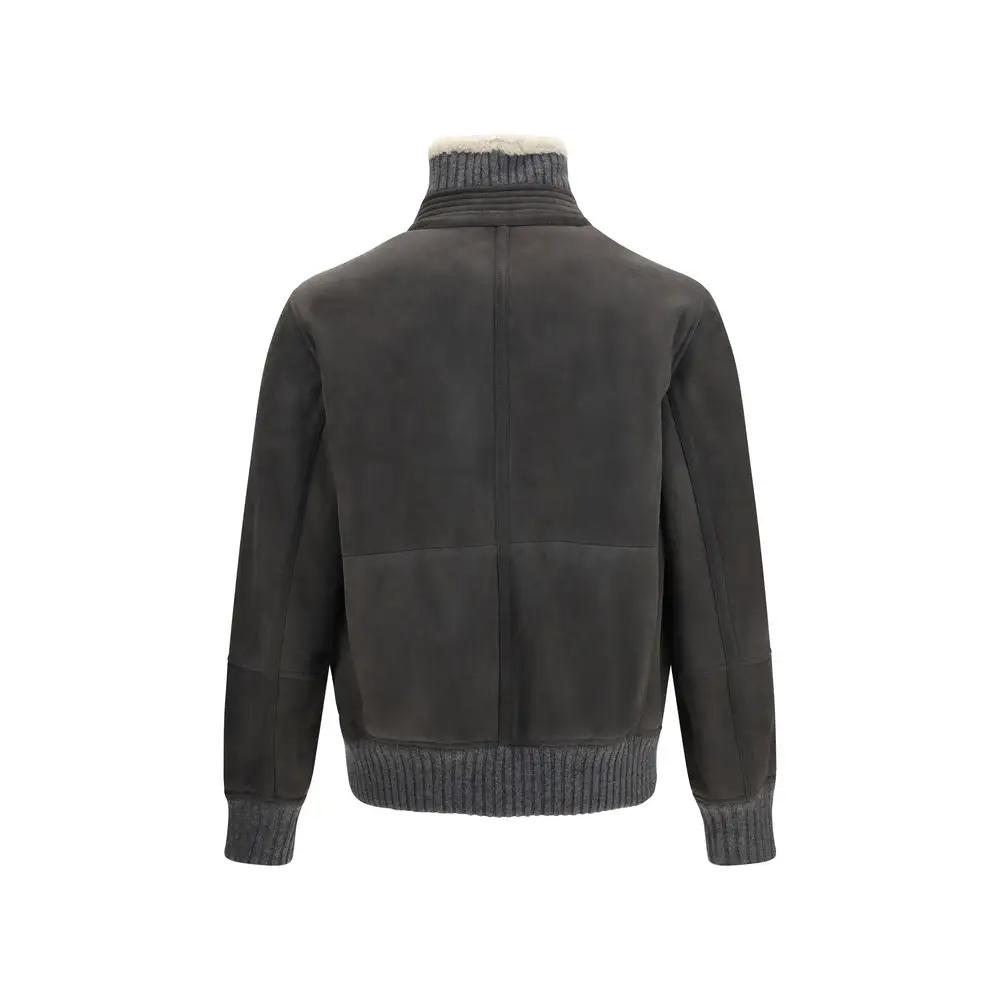 Brunello Cucinelli Sample Sale | Brunello Cucinelli Gray Wool Oves Aries Full-Length Jacket - | Designer outlet