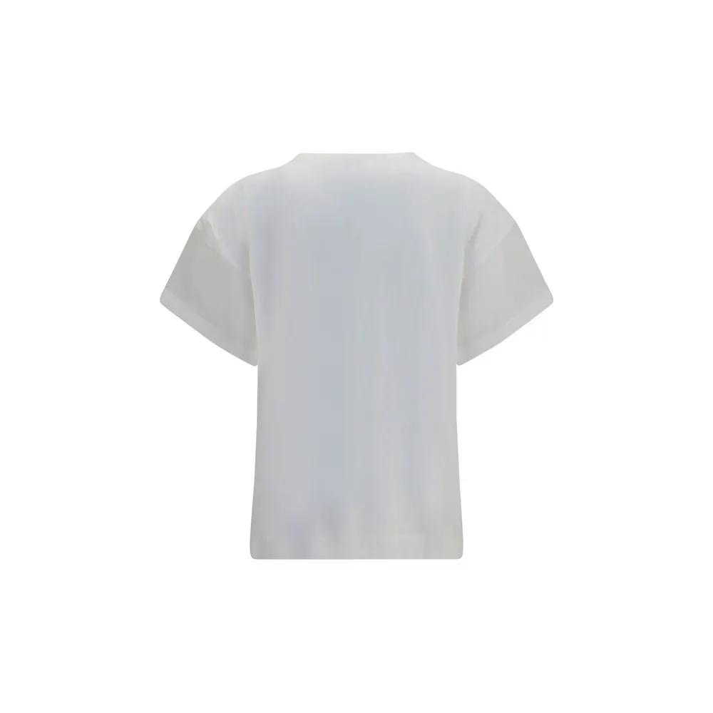 Brunello Cucinelli Sample Sale | Brunello Cucinelli White Cotton T-Shirt - | Designer outlet