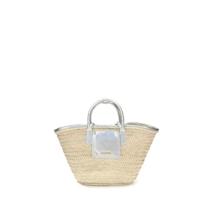 Jacquemus Beige Raffia Handbag