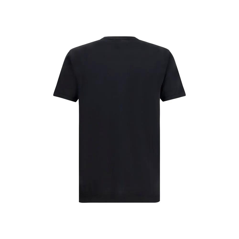 Dolce &amp; Gabbana Black Cotton T-Shirt