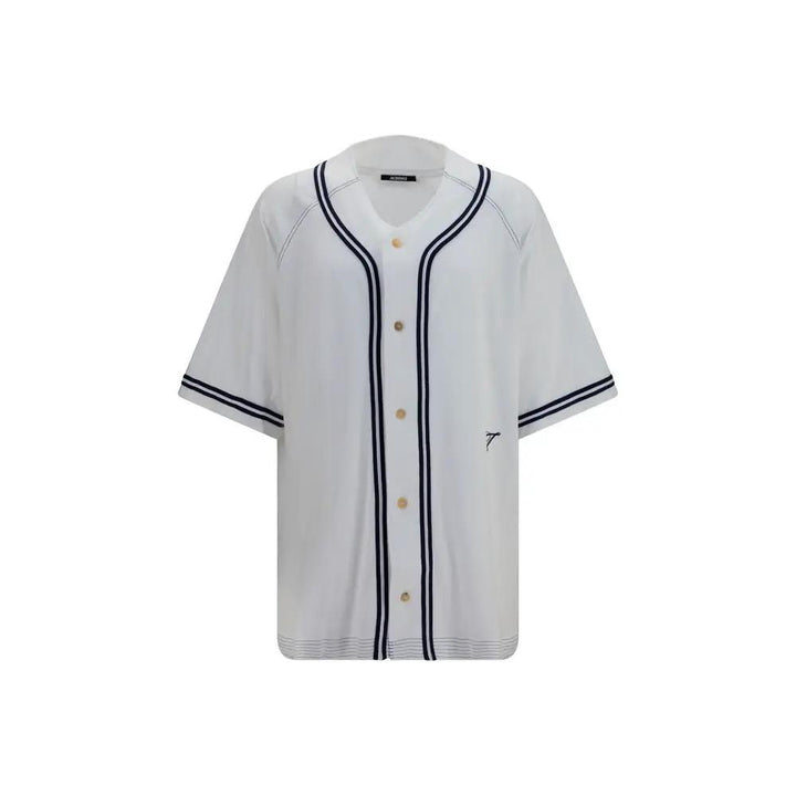 Jacquemus White Cotton Pattern Shirt