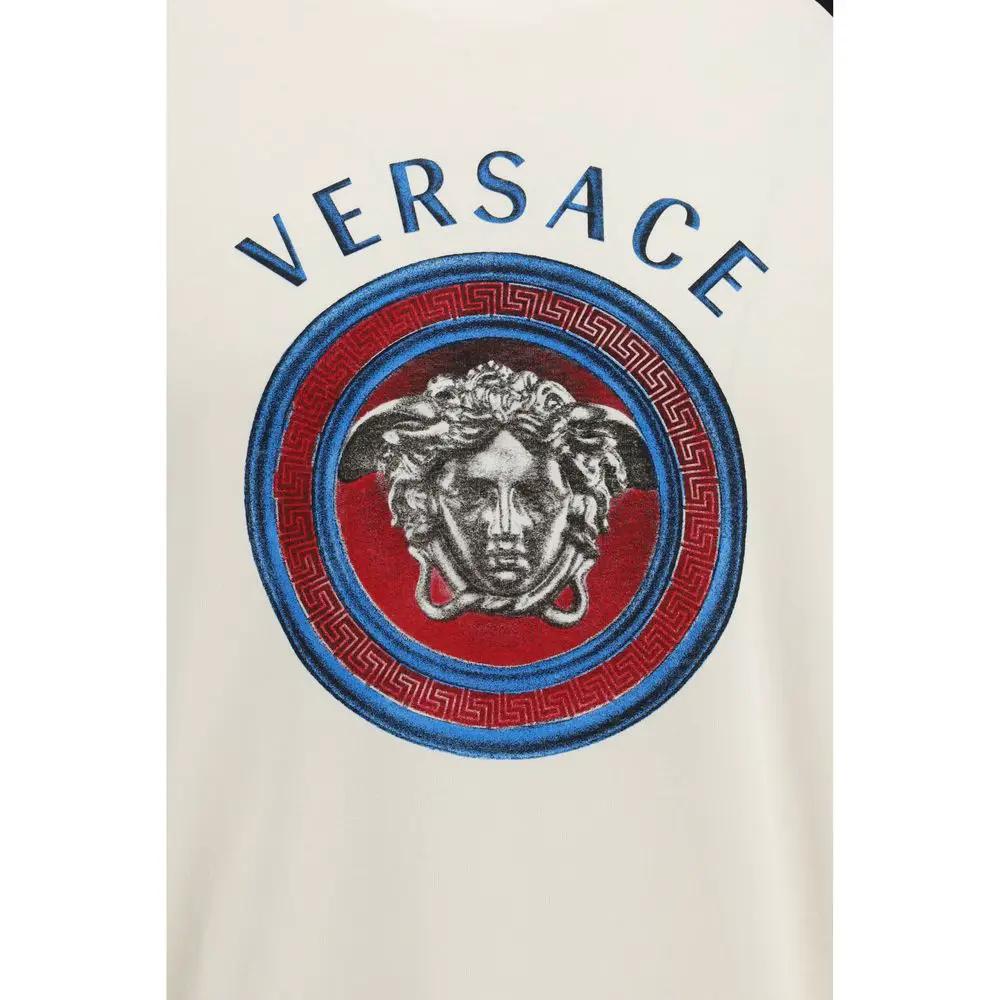 Versace White Cotton T-Shirt