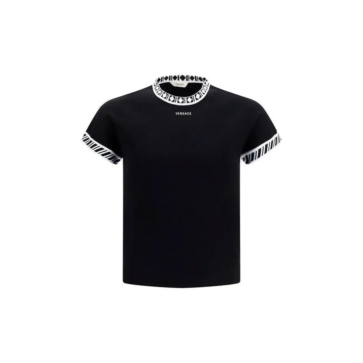 Versace Black Cotton T-Shirt