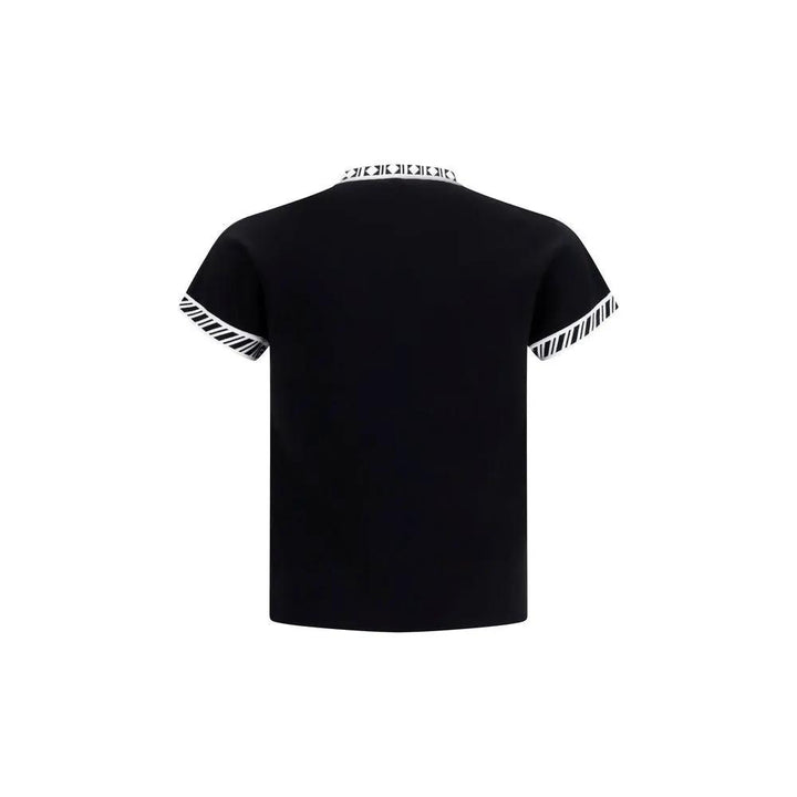 Versace Black Cotton T-Shirt