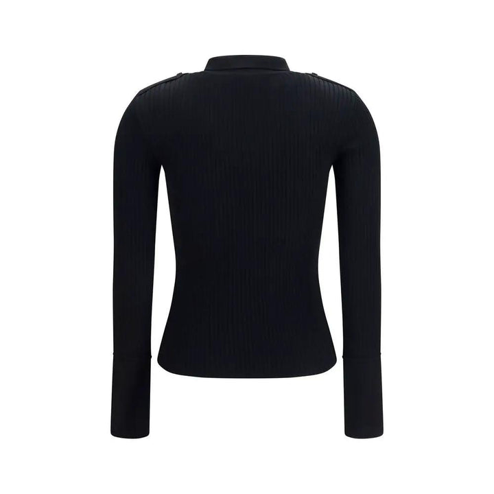 Courrèges Black Viscose Dress Shirt