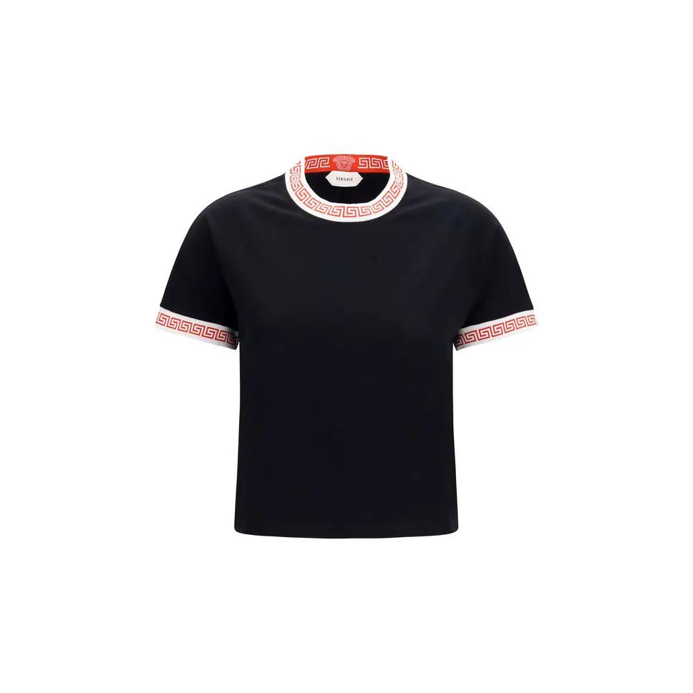Versace Black Cotton T-Shirt