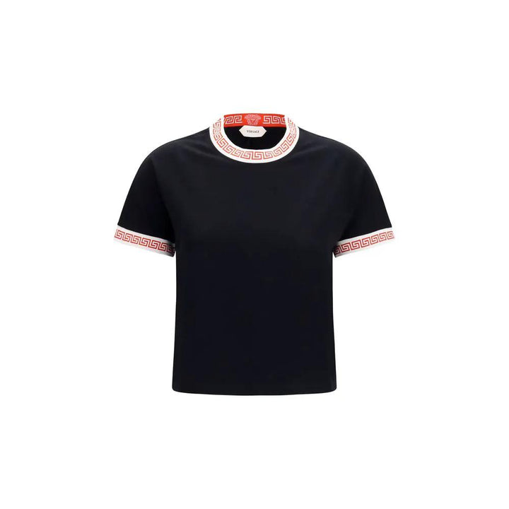 Versace Black Cotton T-Shirt
