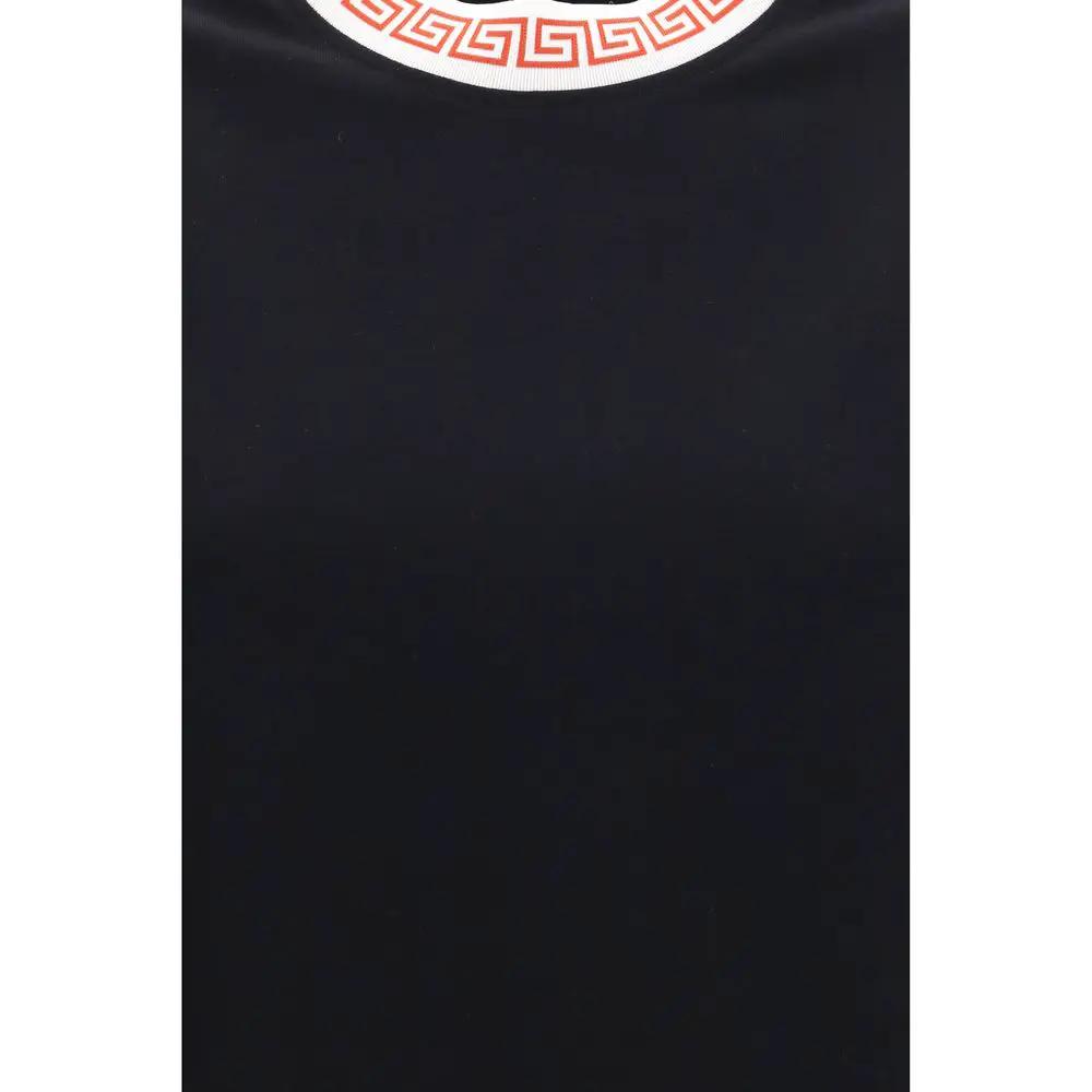 Versace Black Cotton T-Shirt