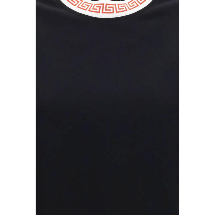 Versace Black Cotton T-Shirt