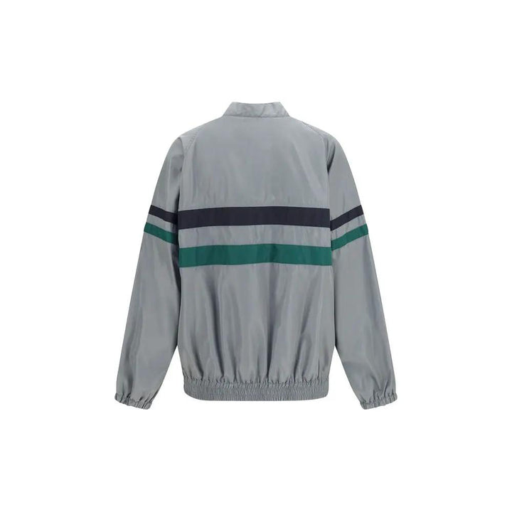 Miu Miu Gray Polyester Shell Jacket