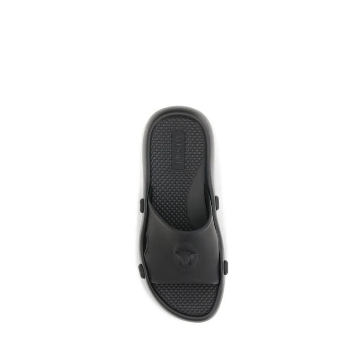 Versace Black Rubber Sandals