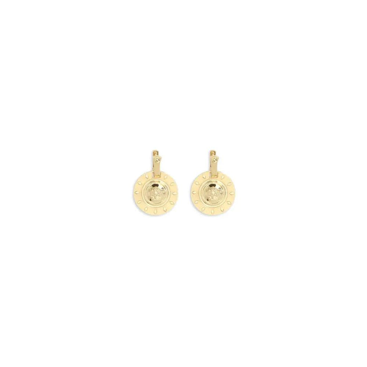 Versace Gold Brass Earrings