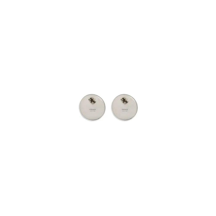 Versace Gray Brass Earrings