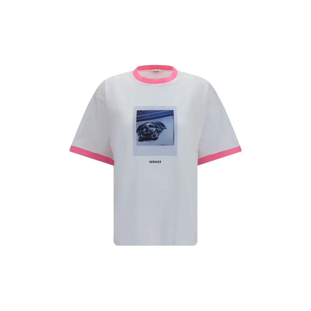 Versace White Cotton T-Shirt