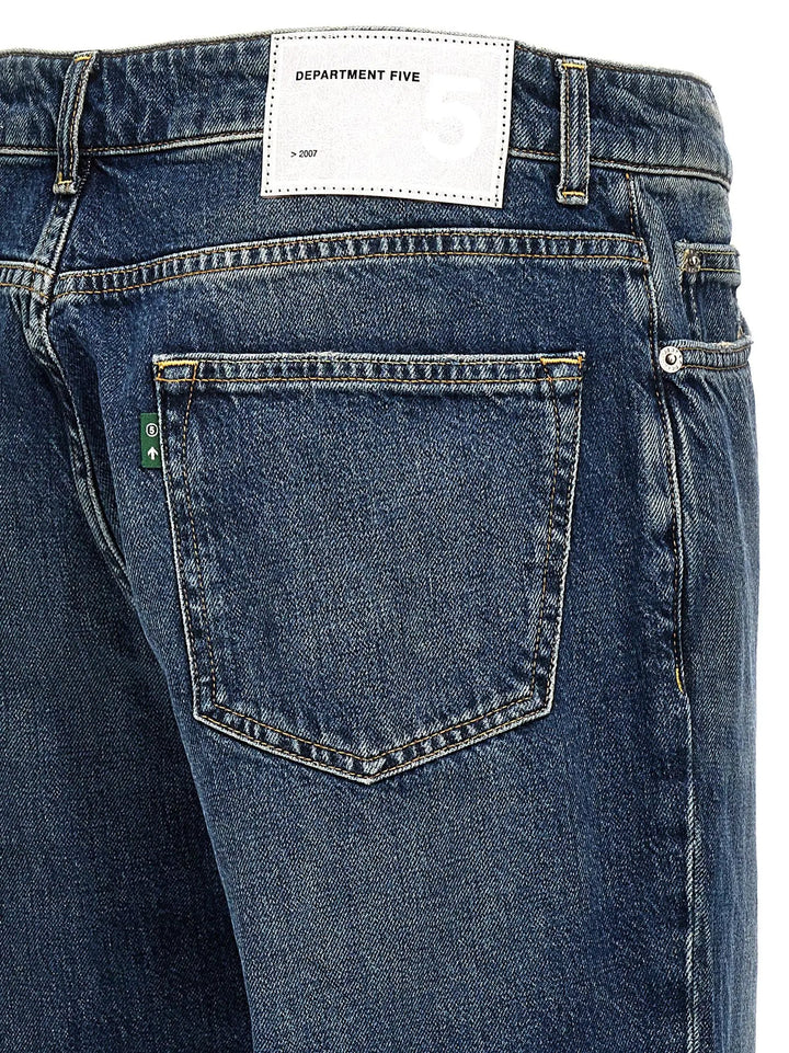 Department 5 Blue Cotton Jeans Denim