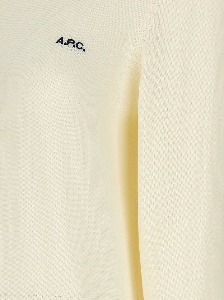 A.P.C. Beige Cotton Cardigan