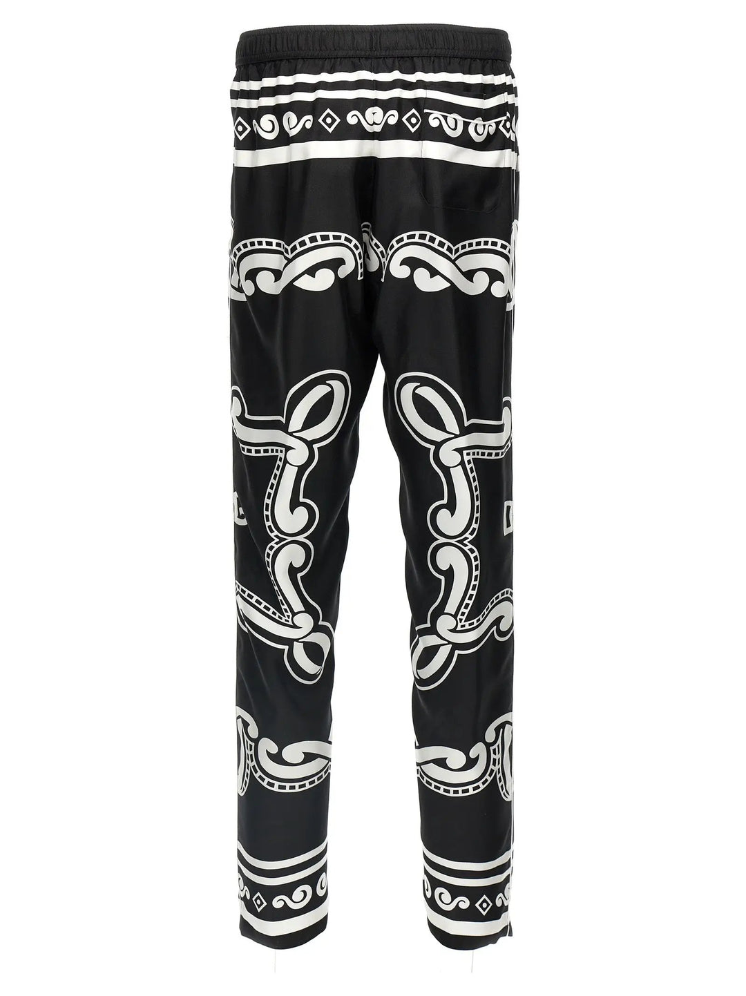 Dolce &amp; Gabbana Bicolor Silk Casual Pants