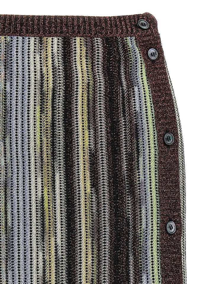 Missoni Multicolor Viscose Long Skirt