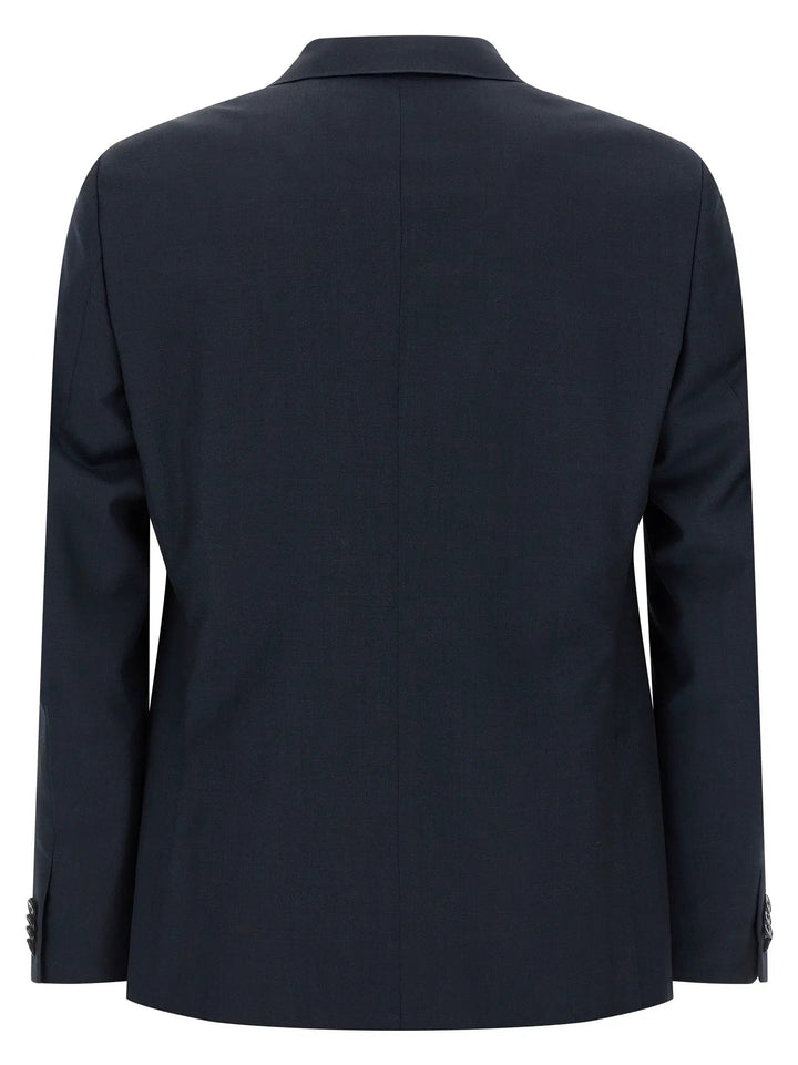ZEGNA Blue Wool Two-Piece Suit