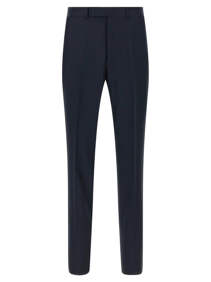 ZEGNA Blue Wool Two-Piece Suit