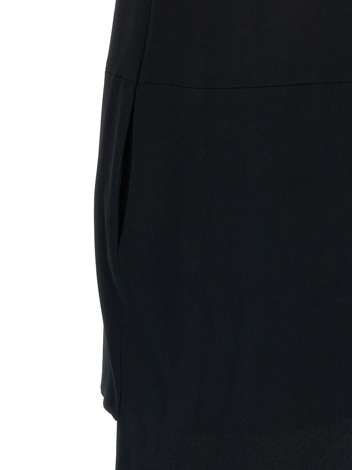 Tom Ford Black Acetate Long Dress