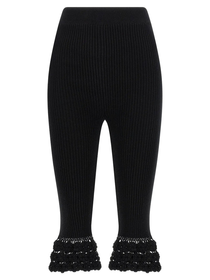 Ganni Sample Sale | Ganni Black Organic Cotton Casual Pants - | Designer outlet