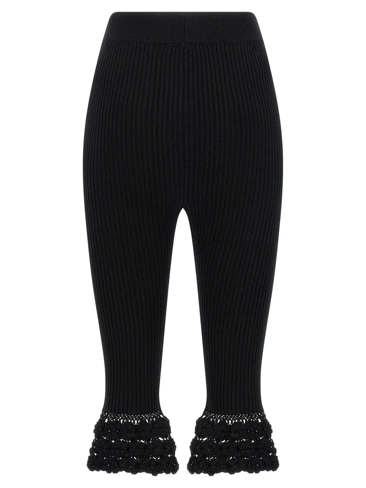 Ganni Sample Sale | Ganni Black Organic Cotton Casual Pants - | Designer outlet
