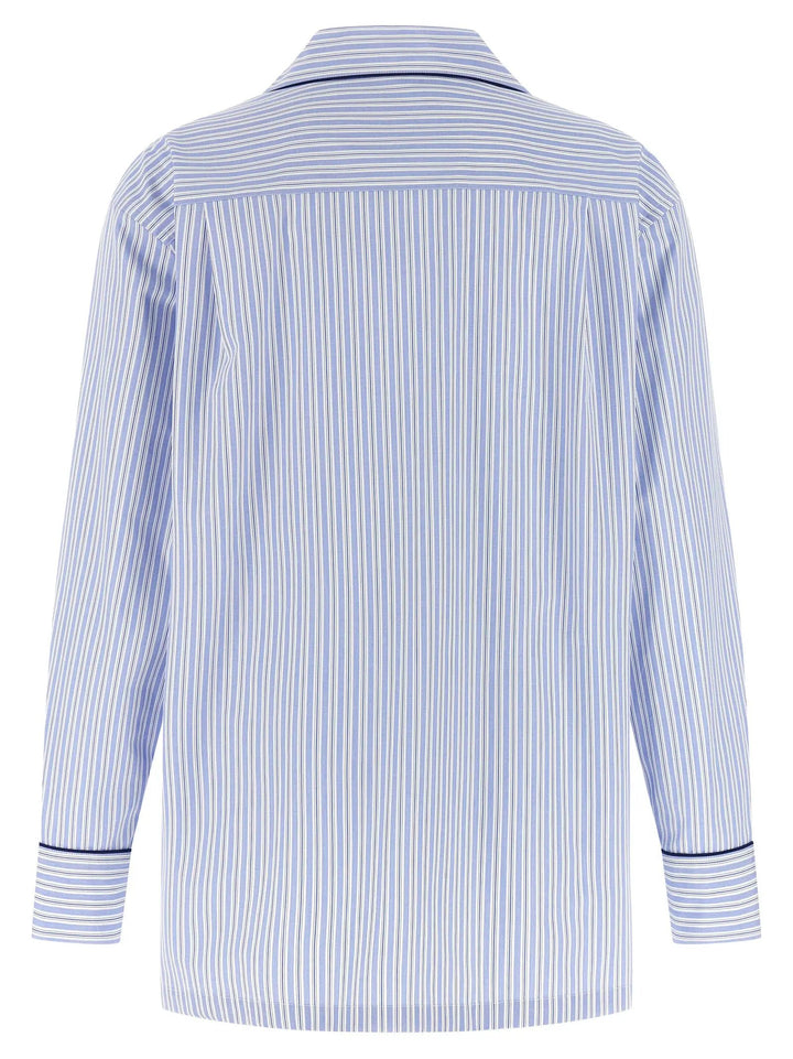 Dolce &amp; Gabbana Blue Cotton Blouse