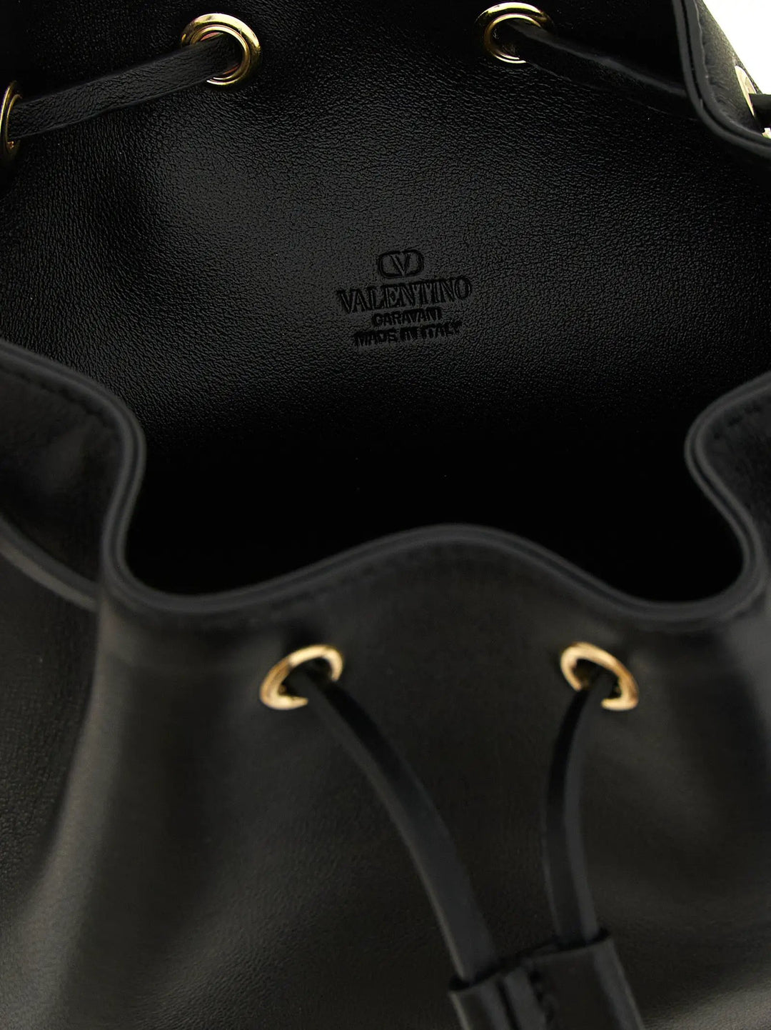 Valentino Garavani Black Lamb Leather Crossbody Bag