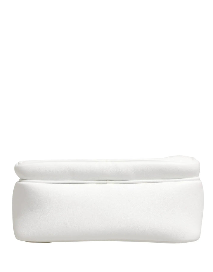 Dolce &amp; Gabbana White Logo Plaque Crossbody Shoulder Borse Men Bag